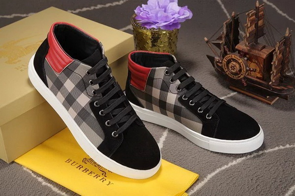 Burberry High-Top Fashion Men Shoes--012